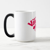 Mug Magique Happy Valentine's day Personalized name (Gauche)