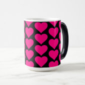 Mug Magique Happy Valentine's Day - pink heart accent (Devant droit)