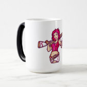 Mug Magique Héroïne de l'action rose (Devant gauche)