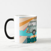 Mug Magique Heure de plage Retro Van Vibes (Gauche)