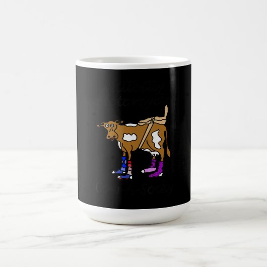 Mug Magique Hillbilly Motorcycle Drôle Cadeau Vache Pour Vélos (Centre)