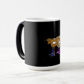 Mug Magique Hillbilly Motorcycle Drôle Cadeau Vache Pour Vélos (Devant gauche)