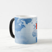 Mug Magique Hindi spoken here cloudy earth (Devant gauche)