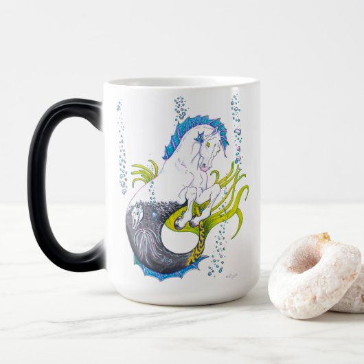 Mug Magique Hippocampe (crâne) (Avec donut)