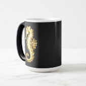 Mug Magique Hippocampe Polygonal Or (Devant gauche)
