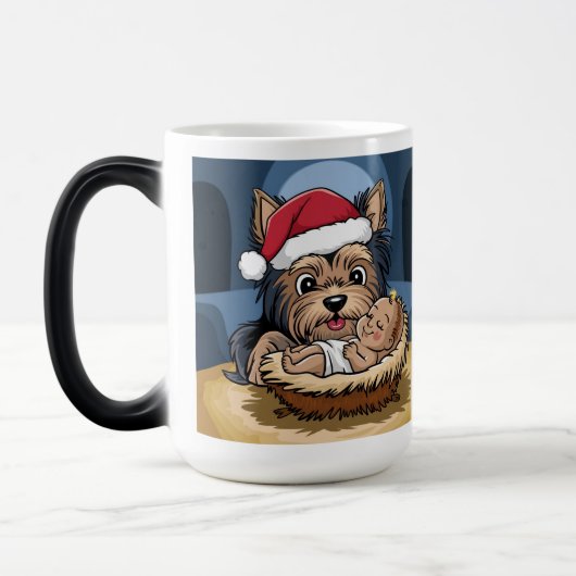 Mug Magique Holly enfant adoré par yorkshire Terrier (Gauche)