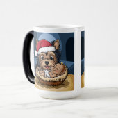Mug Magique Holly enfant adoré par yorkshire Terrier (Devant gauche)