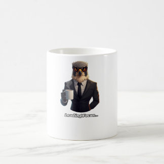 Mug Magique Homme d'affaires Faucon Chargeant Café Focus
