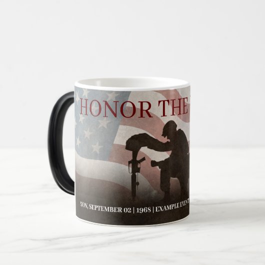 Mug Magique Honorez les morts (Devant gauche)