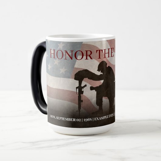Mug Magique Honorez les Morts (Devant gauche)