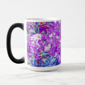 Mug Magique Hydrangea Élégant Violet et Bleu Limelight (Gauche)