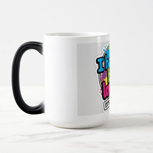 Mug Magique I Hate You But I Love You Sticker (Gauche)