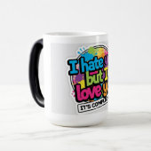 Mug Magique I Hate You But I Love You Sticker (Devant gauche)