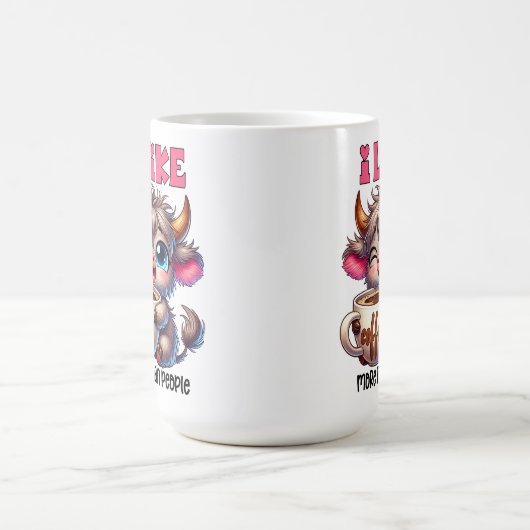 Mug Magique I Like Coffee More Than People (Centre)