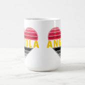 Mug Magique I Love Angola, Coeur angolais (Centre)