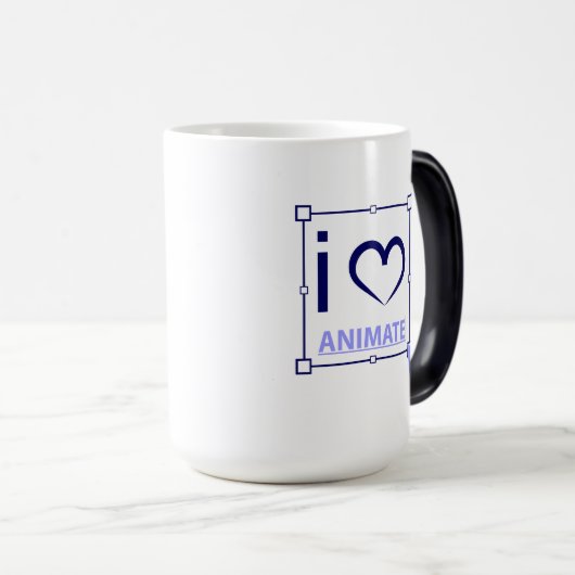 Mug Magique I Love Animate (Devant droit)