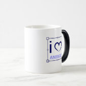 Mug Magique I Love Animate (Devant droit)