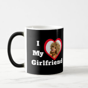 Mug Magique I Love My Girlfriend Base Photo personnalisée