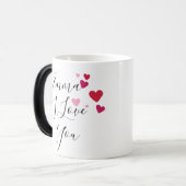 Mug Magique I Love You Hidden Message Surprise Saint Valentin (Devant gauche)