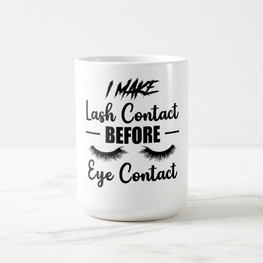 Mug Magique I Make Lash Contact Lash Tech Lash Artis (Centre)