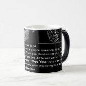 Mug Magique I See You" Soul Connection Art - Minimalist Black  (Devant droit)