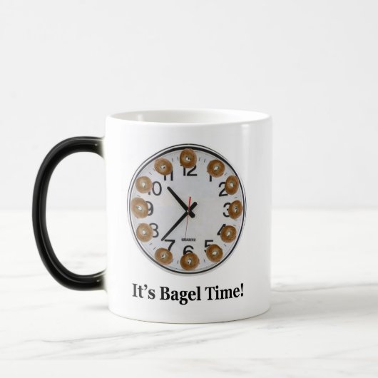 Mug Magique Il est temps de bagel ! (Gauche)
