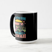 Mug Magique Il est temps de surfer - Hawaii (Devant gauche)
