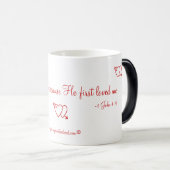 Mug Magique Il m'a d'abord aimé (Devant droit)