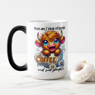 Mug Magique Il y a 2 sortes de personnes, les amateurs de café