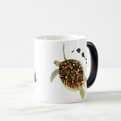 Mug Magique Îles d'Hawaï et tortue d'Hawaï (Devant droit)