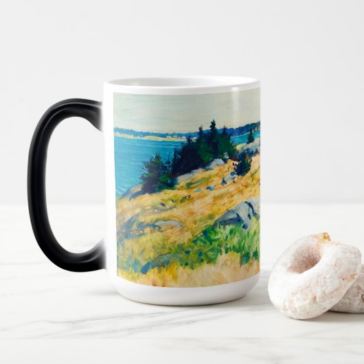 Mug Magique Îles du Maine par Newell Convers Wyeth (Avec donut)