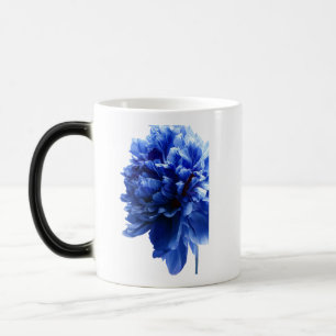 Mug Magique Illustration botanique florale bleue Nature élég