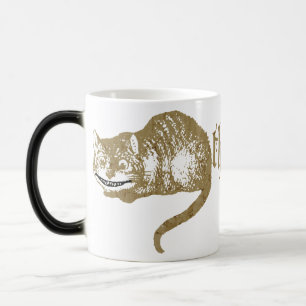 Mug Magique Illustration de chat Cheshire vintage