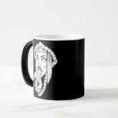 Mug Magique Illustration de la langue gothique de la femme de (Devant gauche)