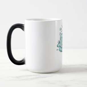 Mug Magique Illustration d'un cube de glace fissuré