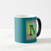 Mug Magique Image faite sur commande imprimée de monogramme (Devant droit)