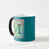 Mug Magique Image faite sur commande imprimée de monogramme (Devant gauche)