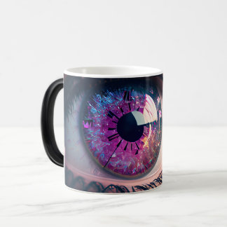Mug Magique Imaginaire rose Joli Parties scintillant Oeil Clos