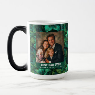 Mug Magique Impression Big Papa Papa Amaryllis verte Unique