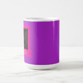 Mug Magique Impression chevron gras Diplômé universitaire (Centre)