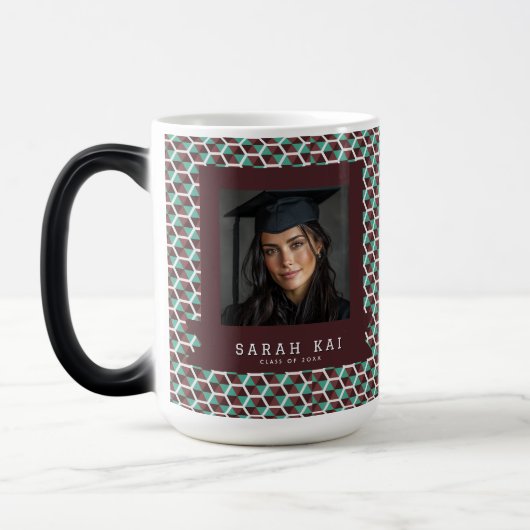 Mug Magique Impression Hexadécimale Classique Diplômé de l'Uni (Gauche)