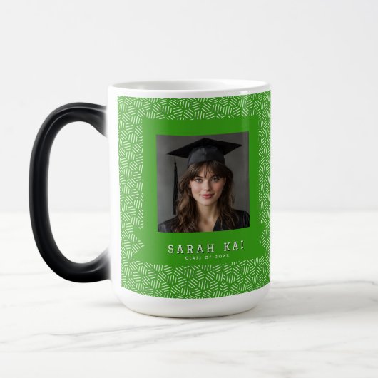 Mug Magique Impression nid d'abeille gras diplôme universitair (Gauche)