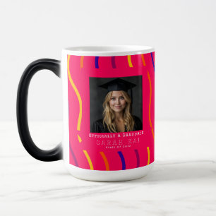 Mug Magique Impression rayure gras Classe de finissants de