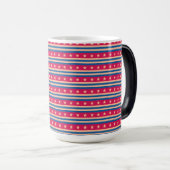 Mug Magique Impression rayure tendance Phd Grad (Devant droit)