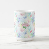 Mug Magique Impression sans couture de papillon élégant (Centre)