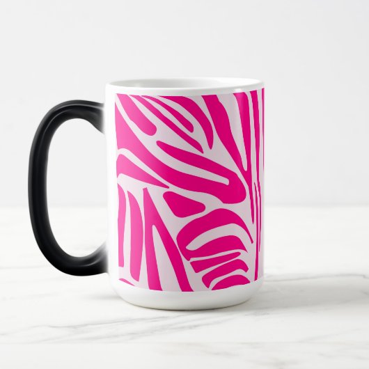 Mug Magique Impression zèbre rose (Gauche)