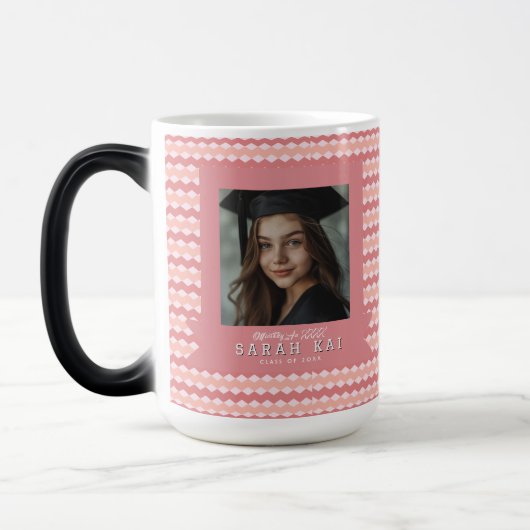 Mug Magique Impression Zigzag Boldue Diplômé de la Promotion (Gauche)