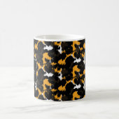 Mug Magique Imprimé Guépard Élégant Splash Fun Monogramme Pers (Centre)