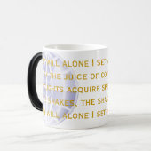 Mug Magique Incantation de café d'arme nucléaire de fin de (Devant gauche)