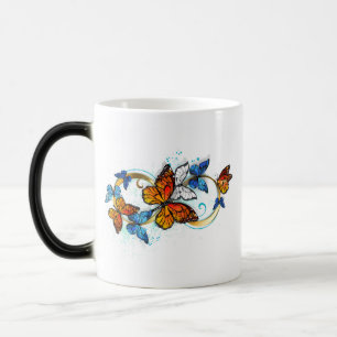 Mug Magique Infini de papillons monarques